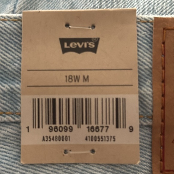 NWT 501 Levi’s 18W M High Rise 100% Cotton - Picture 6 of 7